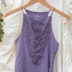 American Eagle Purple Bodysuit